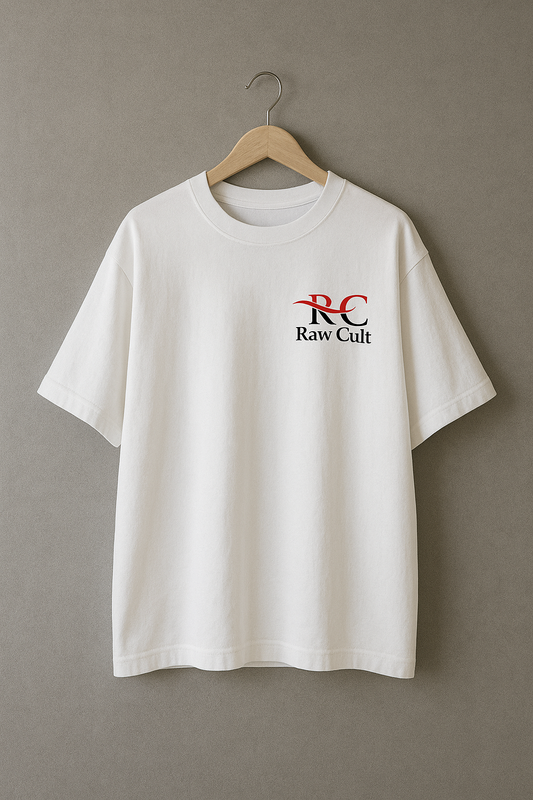 Raw Cult "Freedom Butterfly" Graphic White Unisex T-Shirt
